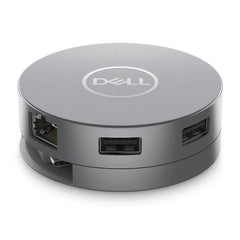 Dell 6-in-1 USB-C Multiport Adapter  6-in-1 Hub HDMI DP Ethernet 90W PD Fast Data USB 3.2 Compact