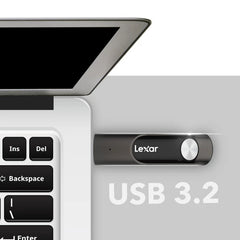 Lexar JumpDrive P30 256GB/128GB USB 3.2 Flash Drive 450MB/s High-Speed with AES 256-Bit Encryption