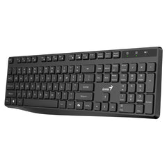 Genius Wireless Silent Keyboard Mouse KM-8206S –2.4GHz, Quiet Keys & Clicks,AI Copilot, USB Receiver