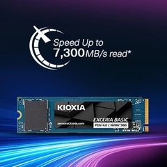 KIOXIA EXCERIA Basic 1TB/2TB NVMe SSD PCIe Gen4 M.2 2280 7200MB/s