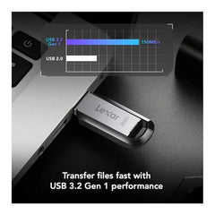Lexar JumpDrive M400 256GB/128GB/32GB USB 3.0 Flash Drive–150MB/sHigh-Speed with AES 256-Bit Encrypt