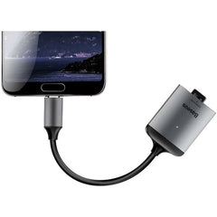 Baseus Enjoy Series USB-C to SD/TF Card Reader Hub (Dark Gray) 104MB/s High-Speed, 2TB Support