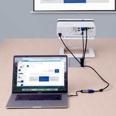 Baseus  Enjoyment Series Type-C to VGA HUB Convertor Dark Gray to connect USB-C enabled smartphones, tablets,  computers
