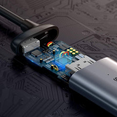 Baseus  Enjoyment Series Type-C to VGA HUB Convertor Dark Gray to connect USB-C enabled smartphones, tablets,  computers