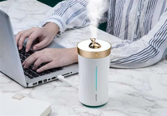 Baseus Whale Car & Home Humidifier | Cute Mini LED Night Light Humidifier Air Fresher Mist White