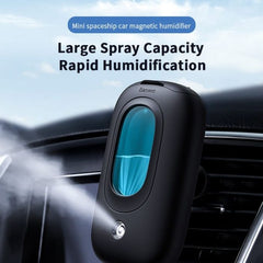 Baseus Car Mini Humidifier & Diffuser with LED Light | Mini Spaceship Car Magnetic Humidifier