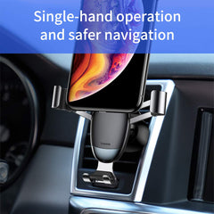 Baseus Mini Gravity Car Phone Holder – Compact Air Vent Mount phone holder