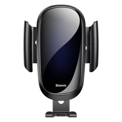 Baseus Future Gravity Car Mount – Air Vent Phone Holder, 360° Adjustable, Aluminum & Tempered Glass